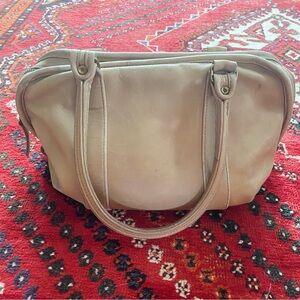Vintage Coach Leather Purse Bag Satchel Tan Brown Made in USA